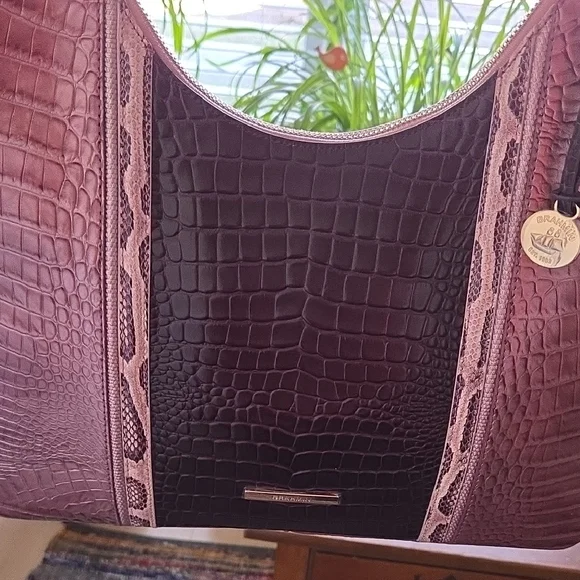 Brahmin Tabitha Shoulder Bag in Mellow Rose Jessamine. NWT RARE - Picture 2 of 16